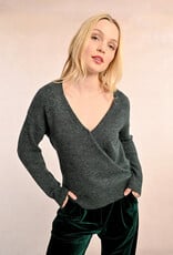 Molly Bracken 'Freya' Knit Faux Wrap Sweater