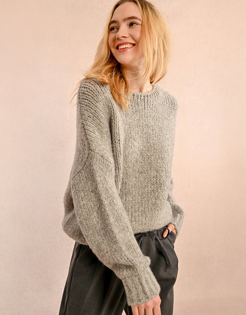 Molly Bracken 'Johanna' Crop Chunky Knit