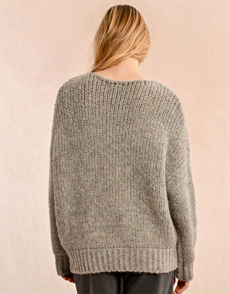 Molly Bracken 'Johanna' Crop Chunky Knit