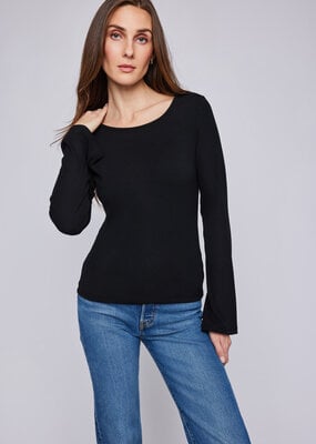 GENTLE FAWN 'Delilah' L/Slv Ribbed Crewneck Top