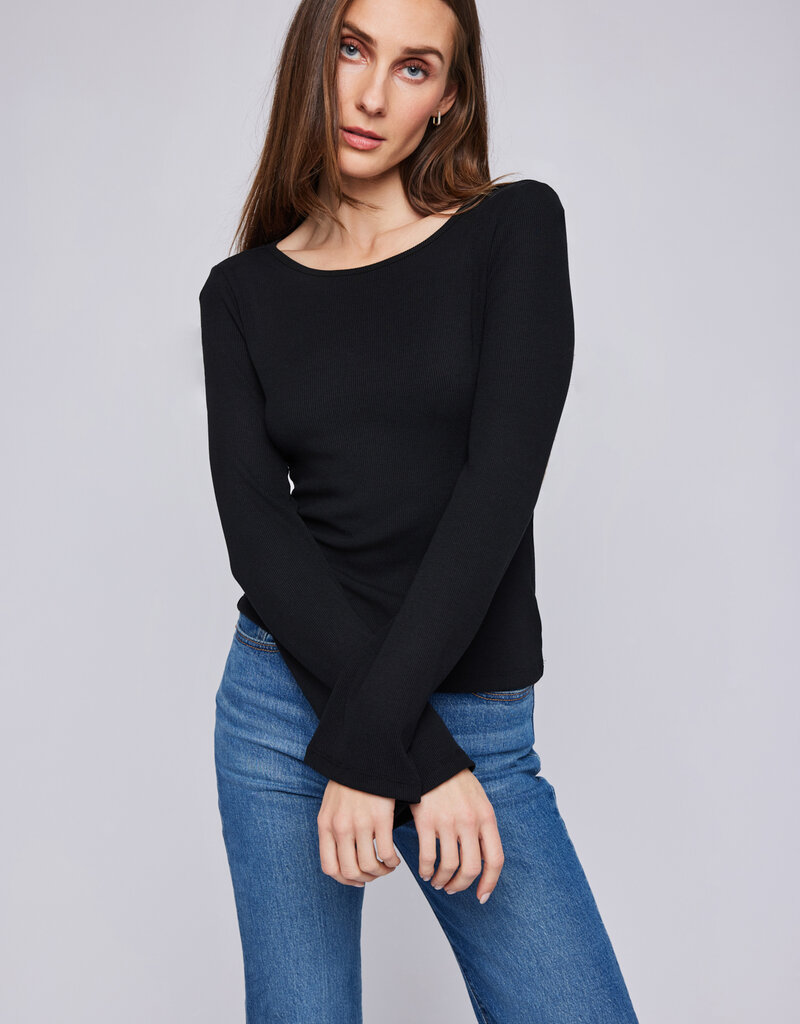 GENTLE FAWN 'Delilah' L/Slv Ribbed Crewneck Top