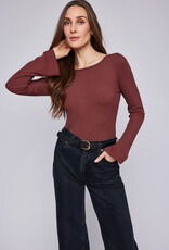 GENTLE FAWN 'Delilah' L/Slv Ribbed Crewneck Top