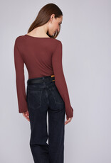 GENTLE FAWN 'Delilah' L/Slv Ribbed Crewneck Top