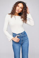 GENTLE FAWN 'Delilah' L/Slv Ribbed Crewneck Top