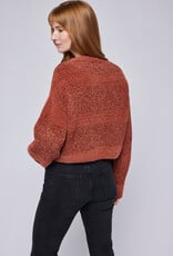 GENTLE FAWN 'Rosetta' Shimmer Knit Sweater