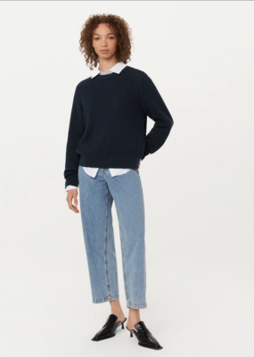 Frank & Oak 'Seacell Boxy' Crewneck Rib Knit Sweater