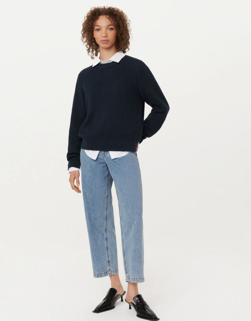 Frank & Oak 'Seacell Boxy' Crewneck Rib Knit Sweater