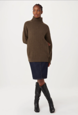 Frank & Oak 'Lambswool Turtleneck' Ribbed Knit Sweater