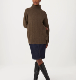 Frank & Oak 'Lambswool Turtleneck' Ribbed Knit Sweater