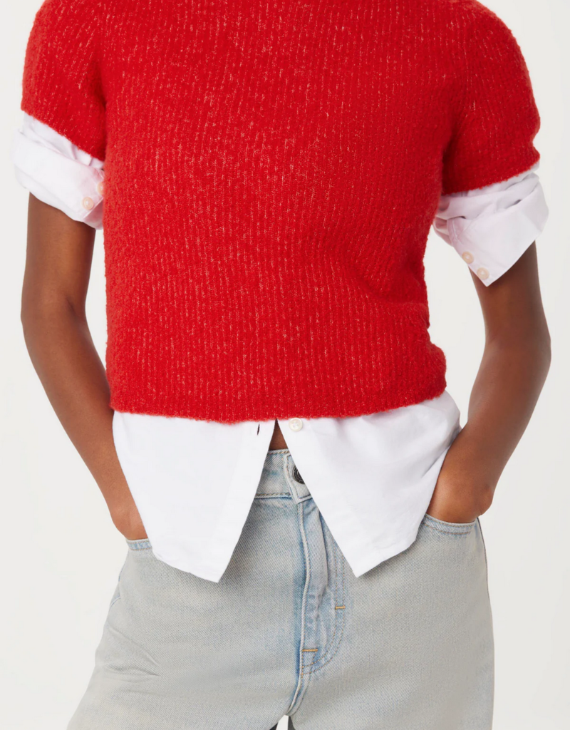 Frank & Oak 'Fuzzy Shrunken' S/Slv Sweater