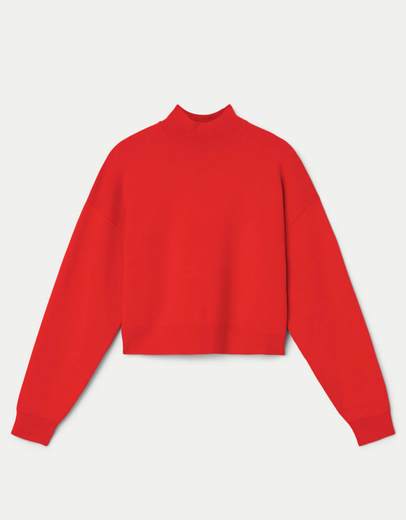 Frank & Oak 'Compact Mockneck' L/Slv Knit Sweater