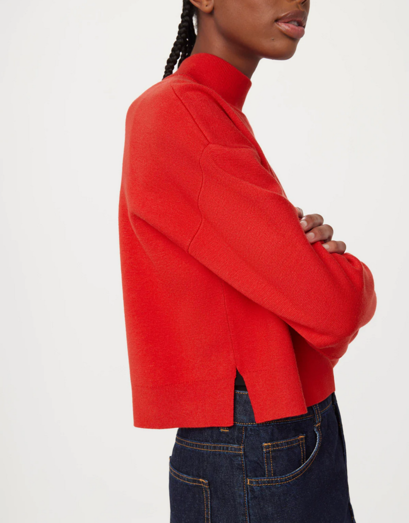 Frank & Oak 'Compact Mockneck' L/Slv Knit Sweater