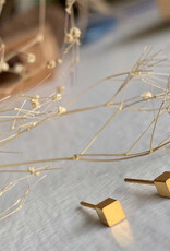 PIKA&BEAR '6' Minimalistic Cube Studs Earrings