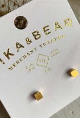 PIKA&BEAR '6' Minimalistic Cube Studs Earrings