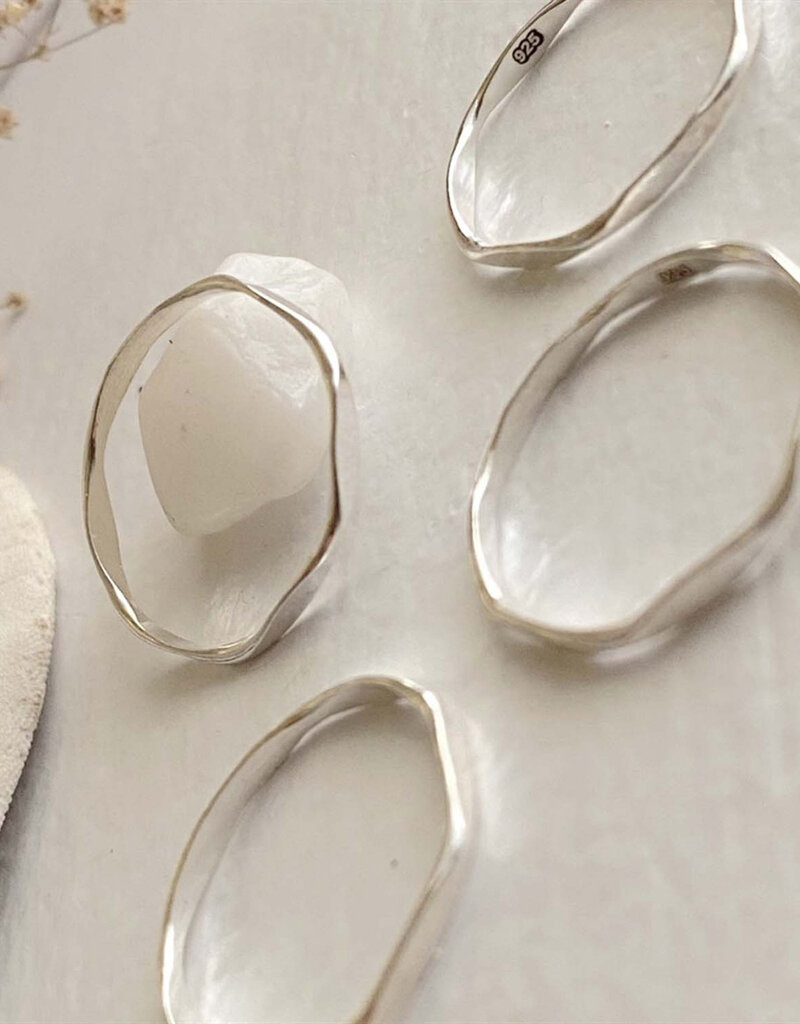 PIKA&BEAR 'Henge' Faceted Design Ring
