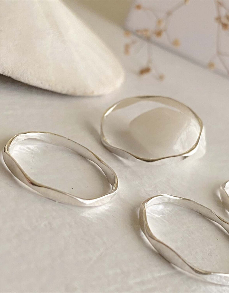 PIKA&BEAR 'Henge' Faceted Design Ring