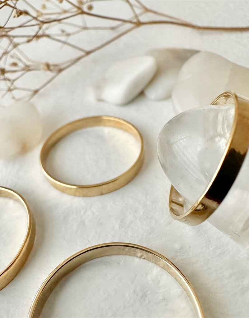 PIKA&BEAR 'Jane' Minimal Band Ring