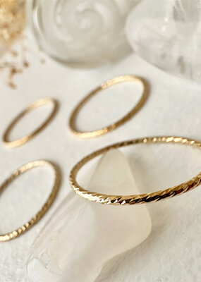 PIKA&BEAR 'Nicks' Tiny Textured Ring