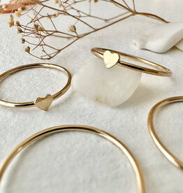 PIKA&BEAR 'Eclipse' Tiny Heart Ring