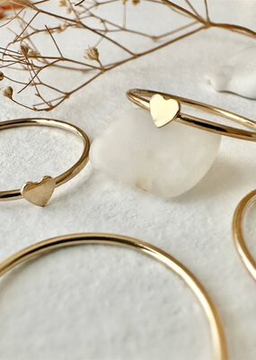 PIKA&BEAR 'Eclipse' Tiny Heart Ring