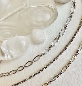 PIKA&BEAR 'Nanaimo' Triple Layer Textured Necklace