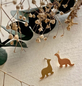 PIKA&BEAR 'Bronto Buddies' Stud Earrings