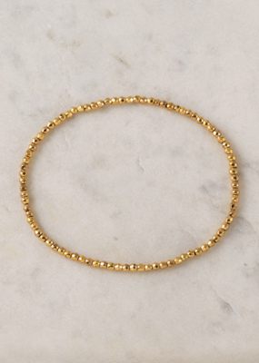 Lovers Tempo 'Mira' 18K Gold PVD Elastic Bracelet