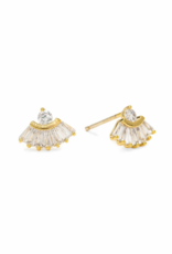 Lovers Tempo 'Rene' Fan Studs Earrings
