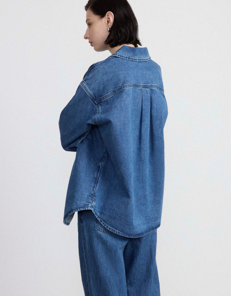 Frank & Oak 'Denim Overshirt' Button Up Top