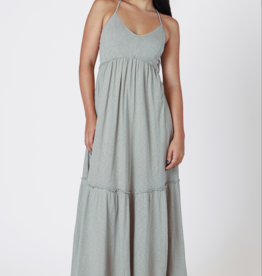Room 34 'Millie' Raw Edge Tiered Maxi Dress