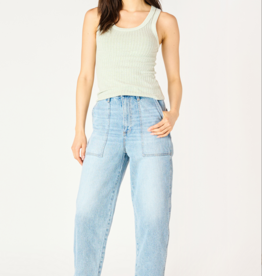 DEX 'Emily' H/Rise Straight Ankle Jeans