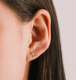 Lovers Tempo 'Lily' Flower Stud Earrings