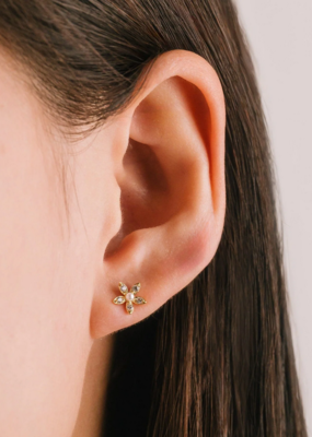 Lovers Tempo 'Lily' Flower Stud Earrings