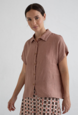 Mus & Bombon 'Whitsun' Boxy Button Up Blouse