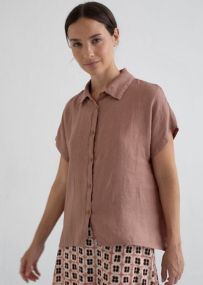 Mus & Bombon 'Whitsun' Boxy Button Up Blouse