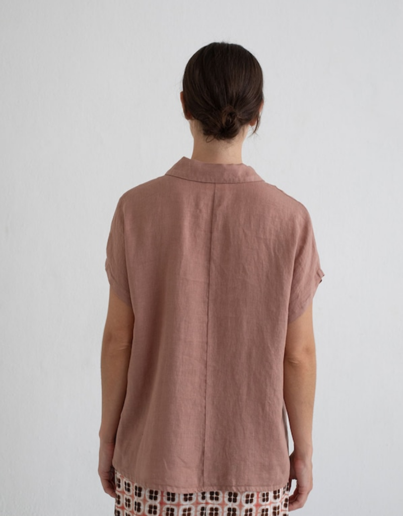 Mus & Bombon 'Whitsun' Boxy Button Up Blouse