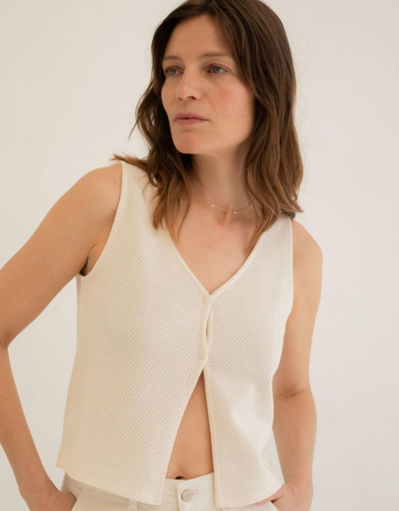 Mus & Bombon 'Kilda' Double Button Tank