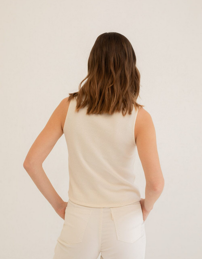 Mus & Bombon 'Kilda' Double Button Tank