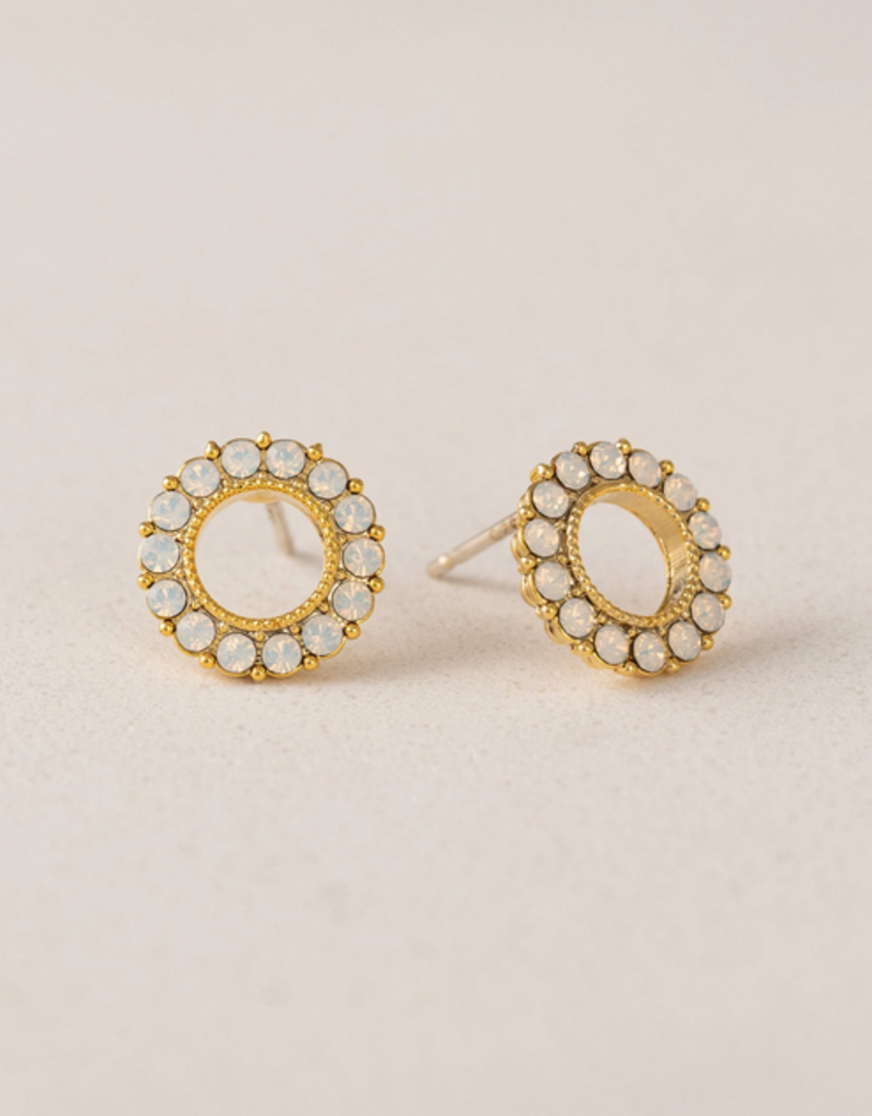 Lovers Tempo 'Kismet' Plated Brass Studs Earrings