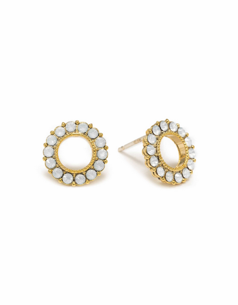 Lovers Tempo 'Kismet' Plated Brass Studs Earrings