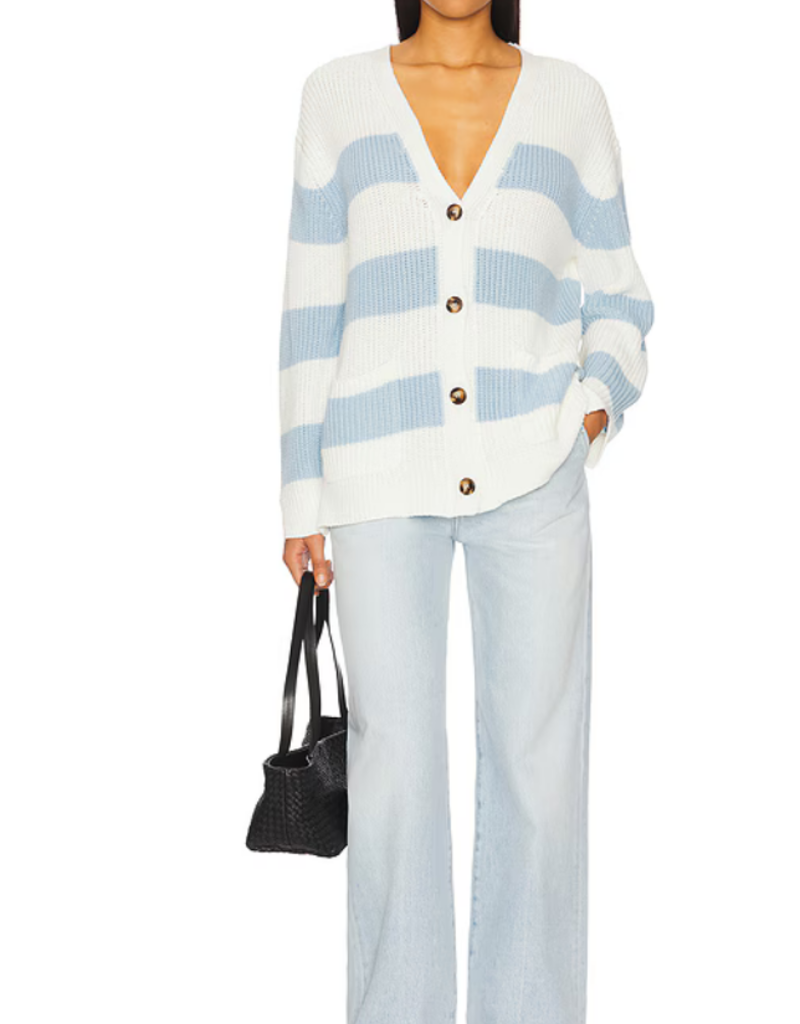 John & Jenn 'McKay' Button Front Cardigan w/ Patch Pockets