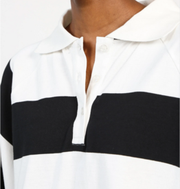 'Not Your Boyfriend's' Rugby Polo Top