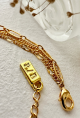 PIKA&BEAR 'Nanaimo' Triple Layer Textured Chain Bracelet