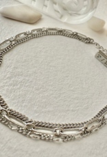 PIKA&BEAR 'Nanaimo' Triple Layer Textured Chain Bracelet
