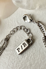 PIKA&BEAR 'Nanaimo' Triple Layer Textured Chain Bracelet
