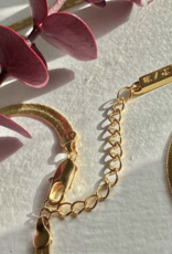 PIKA&BEAR 'Nirah' Herringbone Snake Chain Necklace