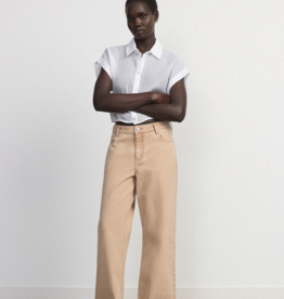 Frank & Oak 'Bubble Hem' S/Slv Blouse
