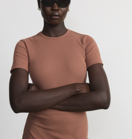 Frank & Oak 'T-Shirt' Ribbed Crew Neck Mini Dress