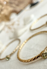 PIKA&BEAR 'Damara' Birthstone Gold Fill Ring