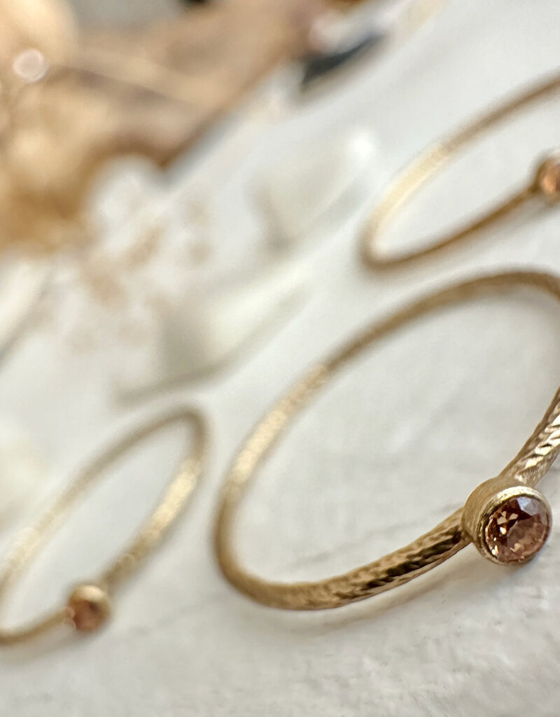 PIKA&BEAR 'Damara' Birthstone Gold Fill Ring
